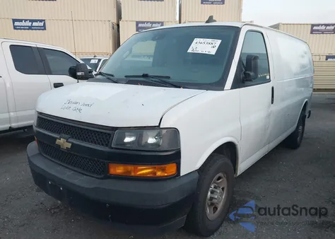 2019 Chevrolet Express 2500 Work Van from USA, damaged, VIN 1GCWGAFP6K1368342